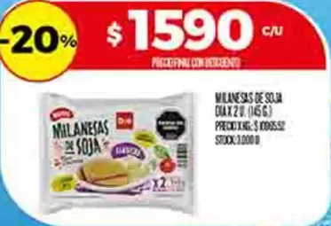 Dia - MILANESAS DE SOJA