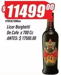 Borghetti - Licor De Cafe