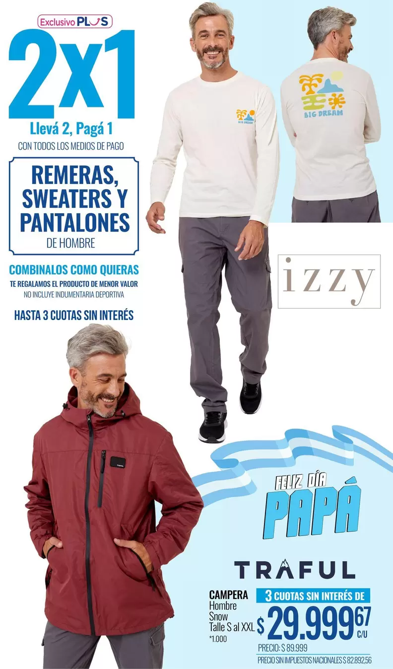 Remeras, Sweaters y Pantalones de Hombre
