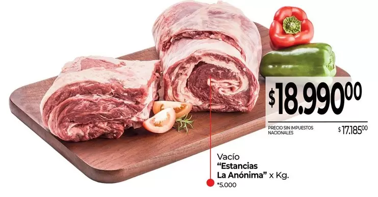 La Anónima - Tapa de Asado