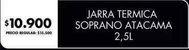 JARRA TERMICA SOPRANO ATACAMA