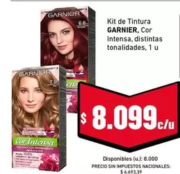 GARNIER - Kit de Tintura Cor Intensa