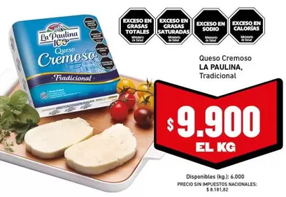 La paulina - Queso Cremoso Tradicional