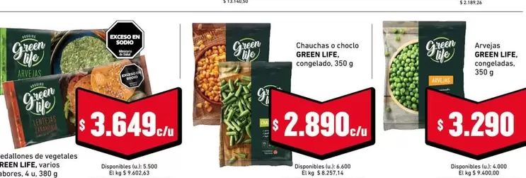 Green Life - Medallones de vegetales