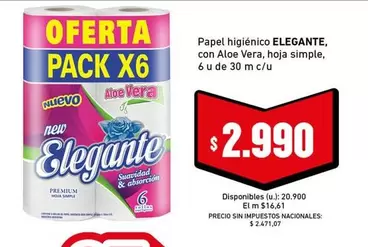 Elegante - Papel higiénico