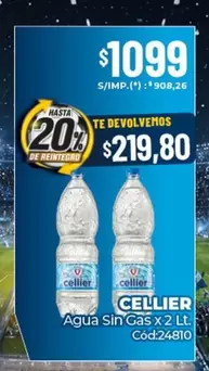 Cellier - Agua Sin Gas
