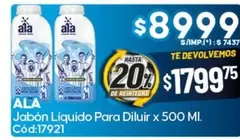 Ala - Jabón Líquido Para Diluir