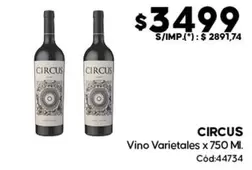 Circus - Vino Varietales x 750 Ml. Cód:44734
