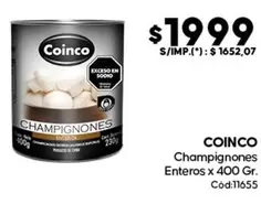 Coinco - Champignones Enteros