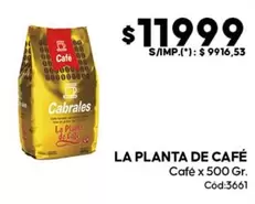 Cabrales - Café x 500 Gr. Cód:3661