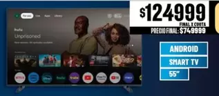 X$ - Android Smart TV 55"