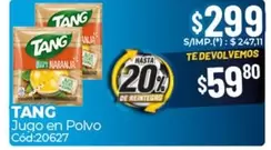 Tang - Jugo en Polvo Cód:20627