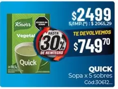 Knorr - Sopa Quick x 5 sobres