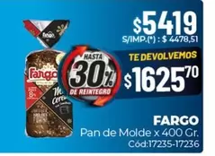 fargo - Pan de Molde