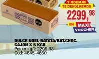 Noel - DULCE NOEL BATATA/BAT.CHOC. CAJON X 5 KGR