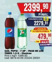 Pepsi - GAS. PEPSI - 7 UP - PASO DE LOS TOROS