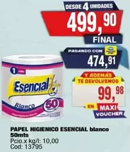 Esencial - PAPEL HIGIENICO