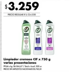 Cif - Limpiador cremoso