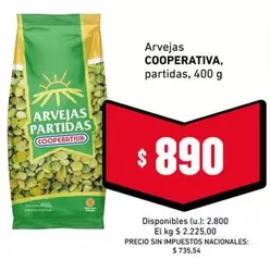 Arvejas Partidas