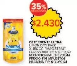 Magistral - DETERGENTE ULTRA LIMÓN