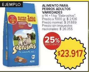 X$ - ALIMENTO PARA PERROS ADULTOS