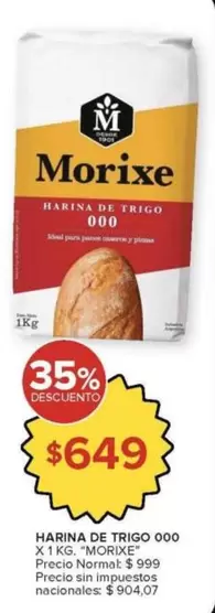Morixe - HARINA DE TRIGO 000