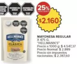 Hellmann's - MAYONESA REGULAR