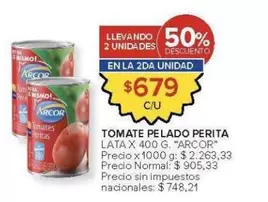 Arcor - TOMATE PELADO PERITA