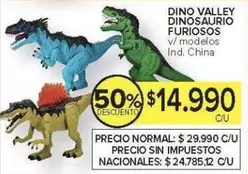 DINO VALLEY DINOSAURIO FURIOSOS