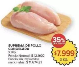 X$ - Suprema de Pollo Congelada