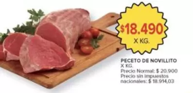 X$ - Peceto de Novillito