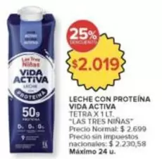 vida - LECHE CON PROTEÍNA