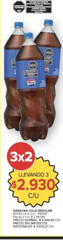 Pepsi - Gaseosa Cola Regular