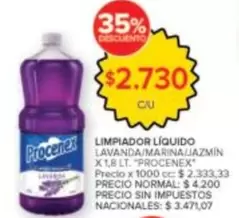 Procenex - LIMPIADOR LÍQUIDO