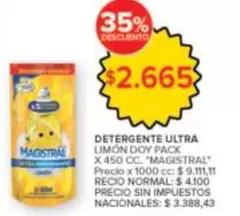 Magistral - DETERGENTE ULTRA LIMON DOY PACK