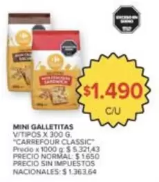 Carrefour - MINI GALLETITAS