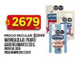 Hellmann's - MAYONESA DE AJO / PICANTE