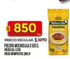 Molinos Ala - Polenta
