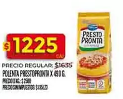 Presto Pronta - POLENTA PRESTOPRONTA