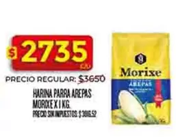 Morixe - HARINA PARRA AREPAS