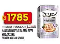 Pureza - Harina con levadura para pizza