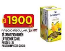 La Virginia - Té Saborizado Limón