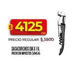 SACACORCHOS DIA X 1 U.