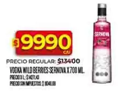 sernova - VODKA WILD BERRIES X 700 ML
