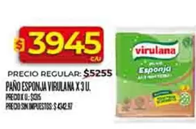 Virulana - Paño Esponja