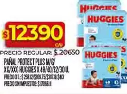 Huggies - PAÑAL PROTECT PLUS M/G XG/XXG