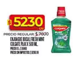 Colgate - ENJUAGUE BUCAL FRESH MINT X 500 ML
