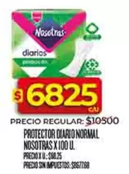 Nosotras - PROTECTOR DIARIO NORMAL