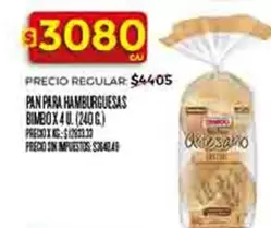 Bimbo - PAN PARA HAMBURGUESAS