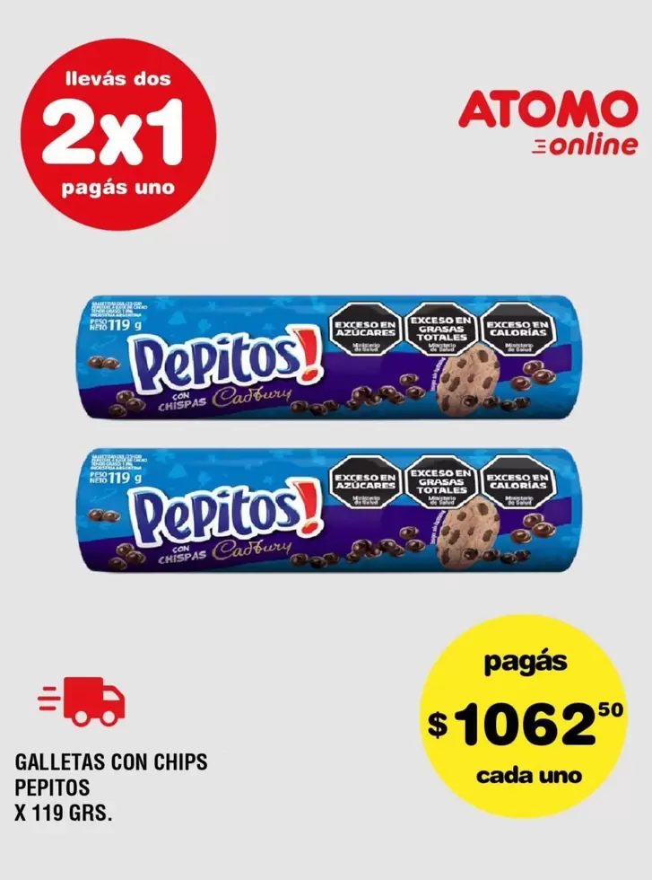 Pepitos - Galletas con chips